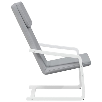 Sedia Relax Grigio Chiaro in Tessuto | homemem39