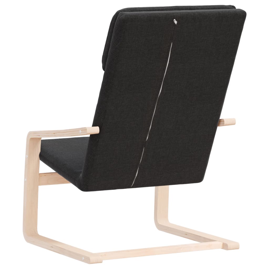 Sedia Relax Nera in Tessuto - homemem39