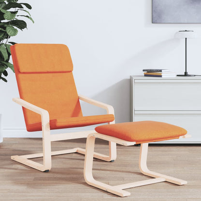 Sedia Relax Giallo Scuro in Tessuto - homemem39
