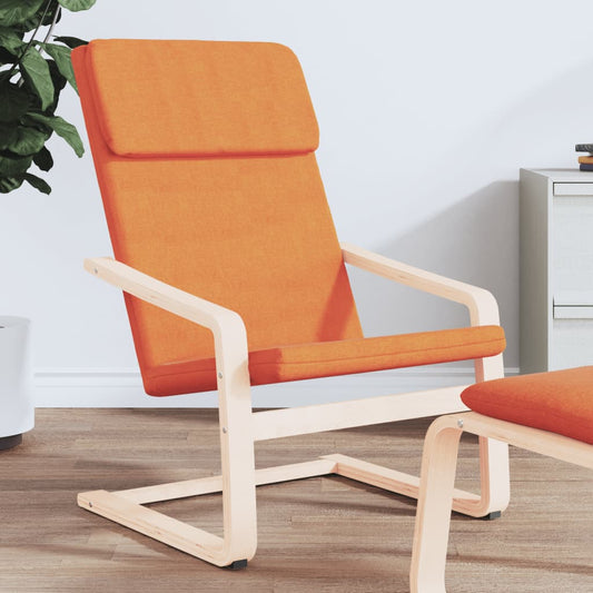 Sedia Relax Giallo Scuro in Tessuto - homemem39