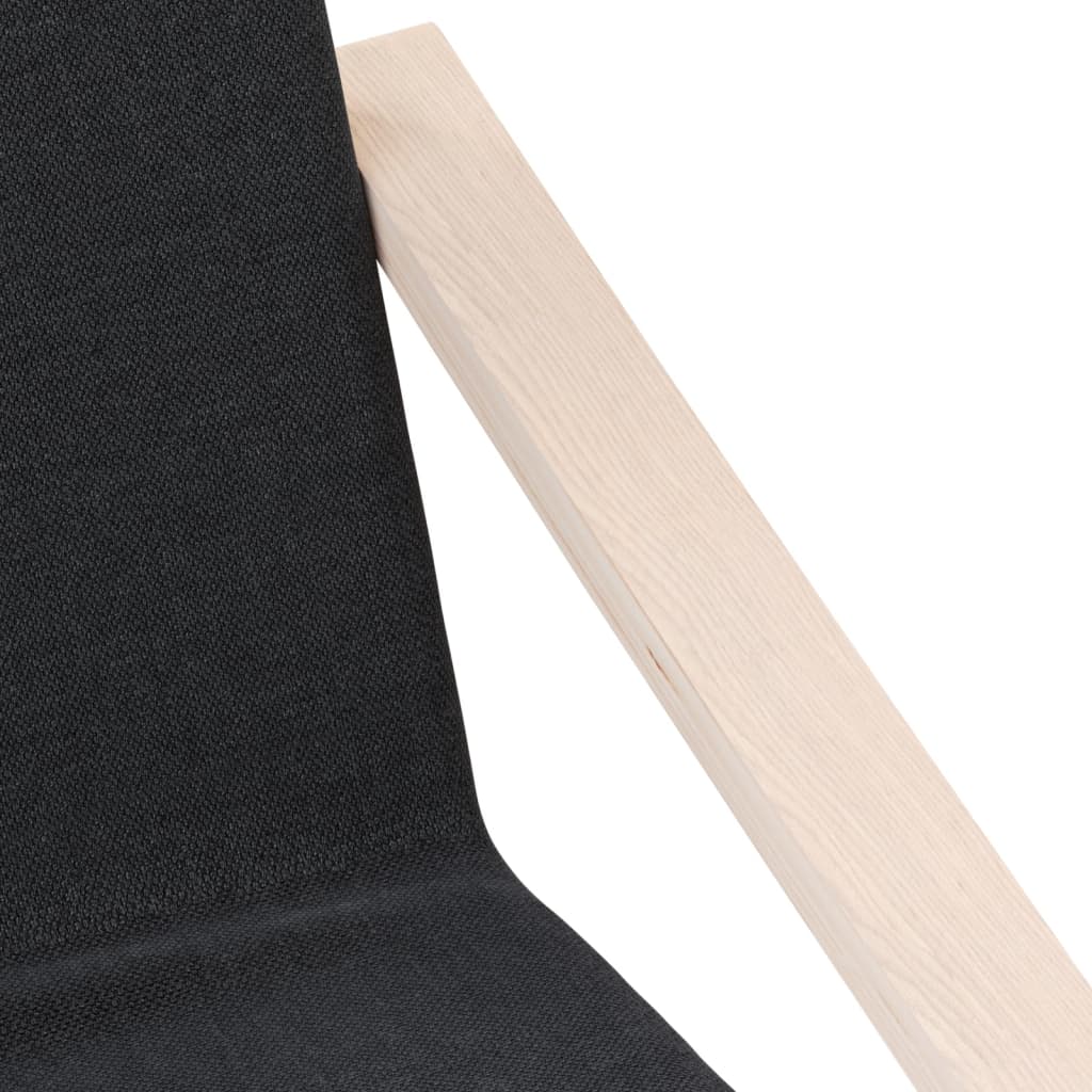 Sedia Relax in Tessuto Nero (solo UK/IE/FI/NO) - homemem39