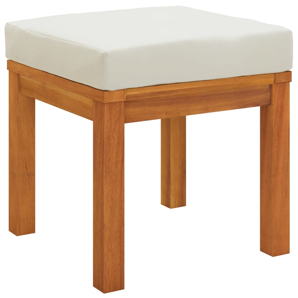 Set da Pranzo Giardino 11 pz con Cuscini Legno Massello Acacia | homemem39