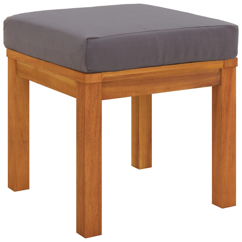 Set da Pranzo da Giardino 9pz con Cuscini Legno Massello Acacia | homemem39