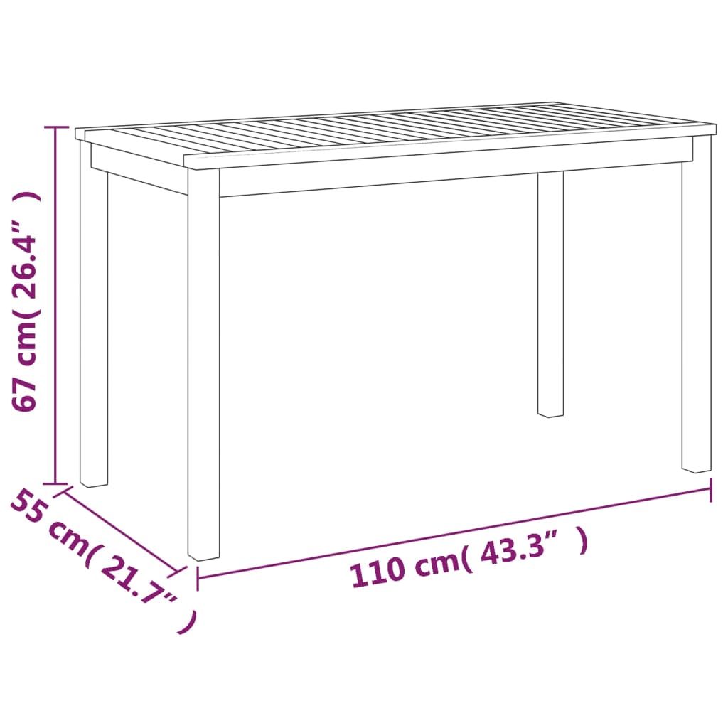 Set da Pranzo da Giardino 9pz con Cuscini Legno Massello Acacia | homemem39