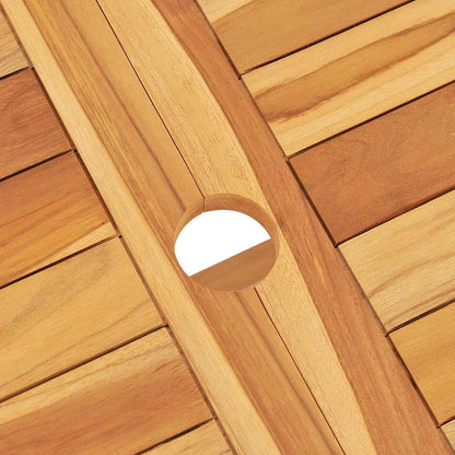 Set da Pranzo per Giardino 5 pz in Legno Massello di Teak | homemem39