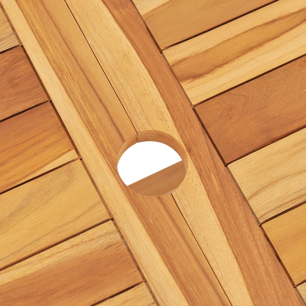 Set da Pranzo da Giardino 7 pz in Legno Massello di Teak | homemem39