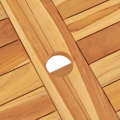 Set da Pranzo per Giardino 5 pz in Legno Massello di Teak | homemem39