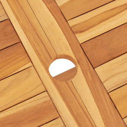 Set da Pranzo per Giardino 5 pz in Legno Massello di Teak | homemem39