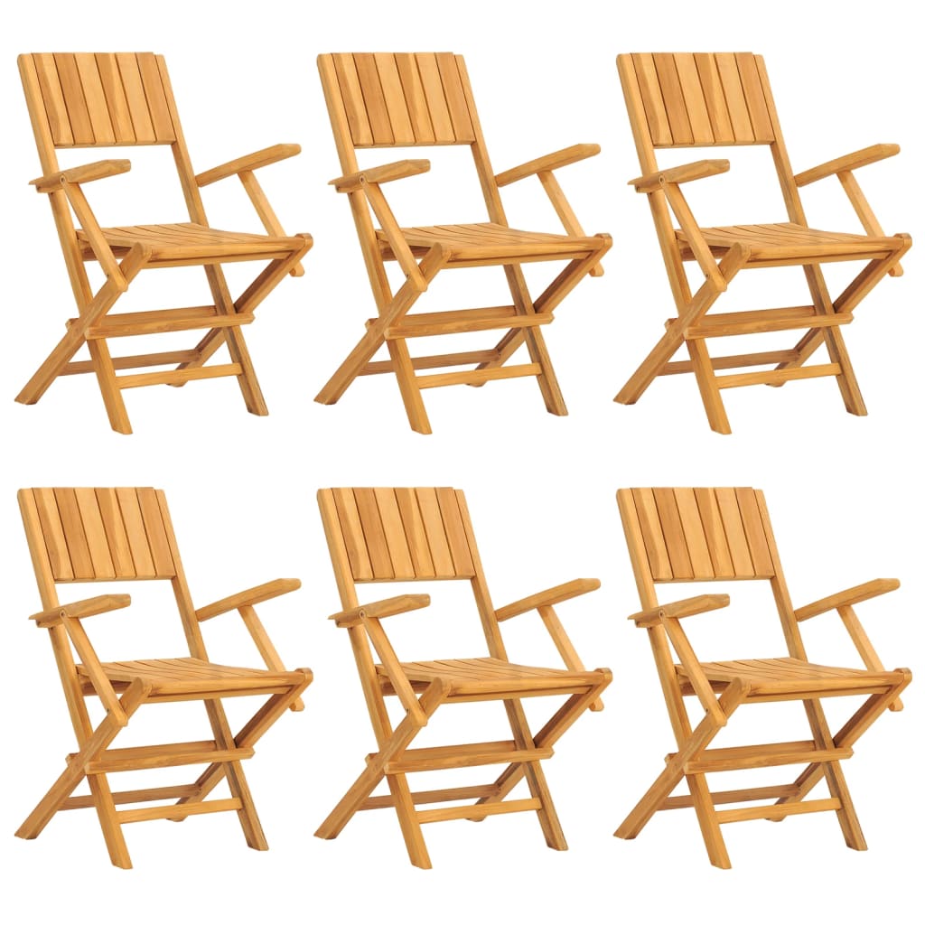 Set da Pranzo da Giardino 7 pz in Legno Massello di Teak | homemem39