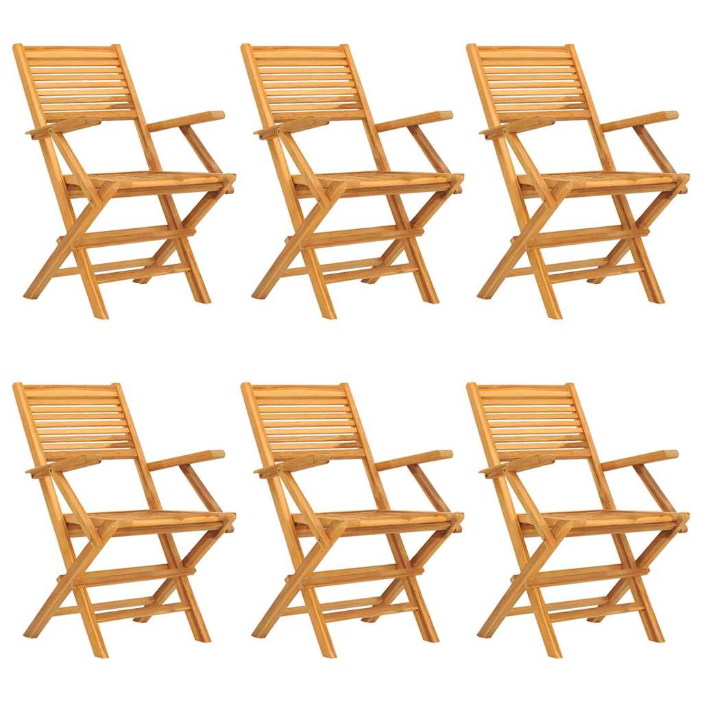 Set da Pranzo da Giardino 7 pz in Legno Massello di Teak | homemem39