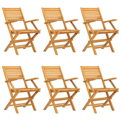 Set da Pranzo da Giardino 7 pz in Legno Massello di Teak | homemem39