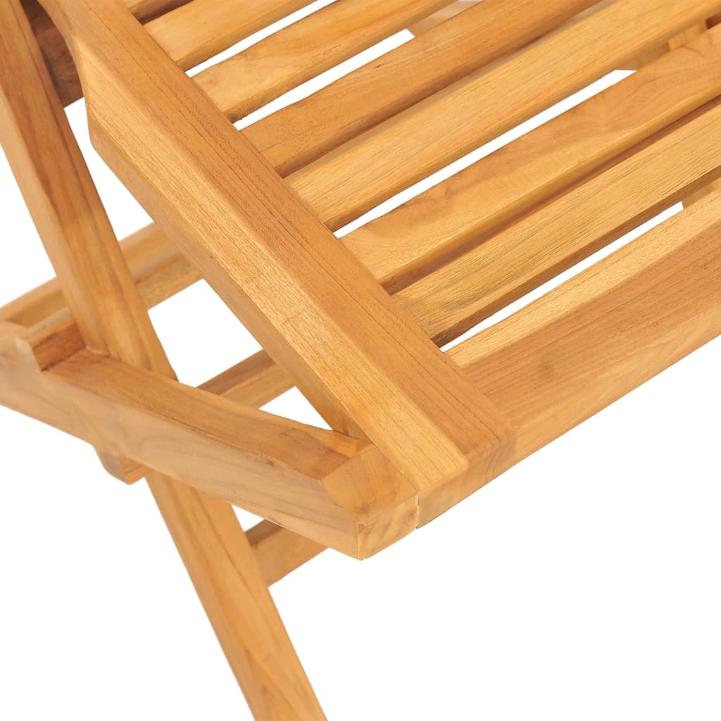 Set da Pranzo per Giardino 5 pz in Legno Massello di Teak | homemem39