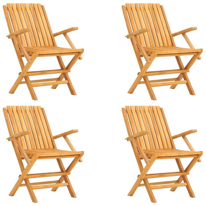 Set da Pranzo per Giardino 5 pz in Legno Massello di Teak | homemem39
