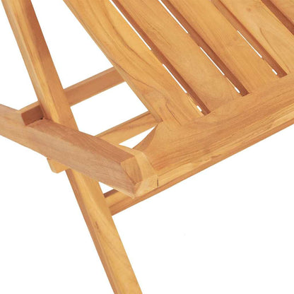 Set da Pranzo per Giardino 5 pz in Legno Massello di Teak | homemem39