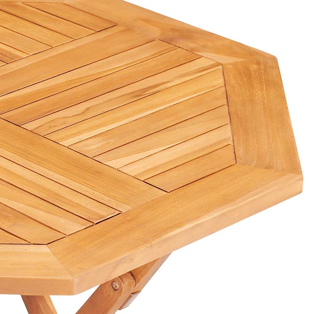 Set da Pranzo per Giardino 5 pz in Legno Massello di Teak | homemem39