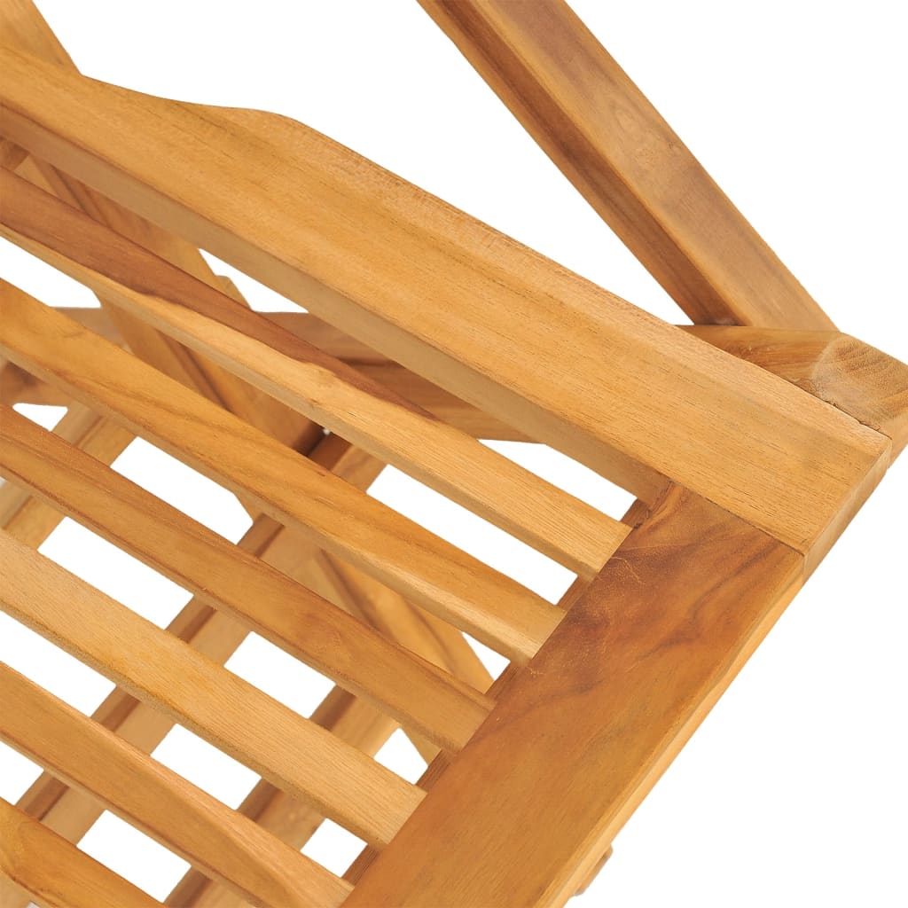 Set da Pranzo per Giardino 5 pz in Legno Massello di Teak | homemem39