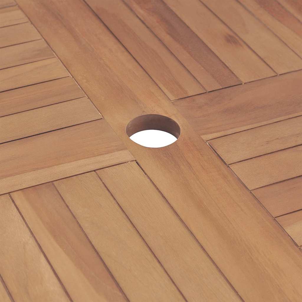Set da Pranzo per Giardino 5 pz in Legno Massello di Teak | homemem39
