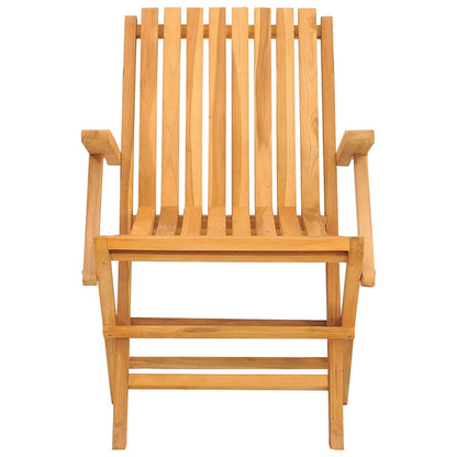 Sedie da Giardino Pieghevoli 6pz 61x67x90cm Legno Massello Teak - homemem39