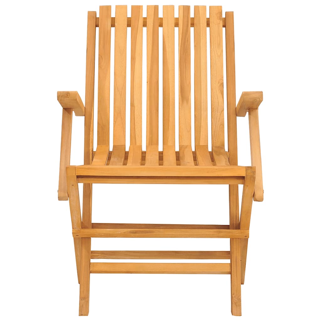 Sedie da Giardino Pieghevoli 8pz 61x67x90cm Legno Massello Teak - homemem39