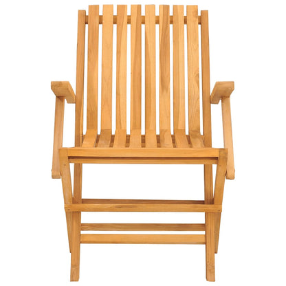 Sedie da Giardino Pieghevoli 8pz 61x67x90cm Legno Massello Teak - homemem39