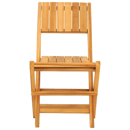 Sedie da Giardino Pieghevoli 4pz 47x61x90cm Legno Massello Teak - homemem39