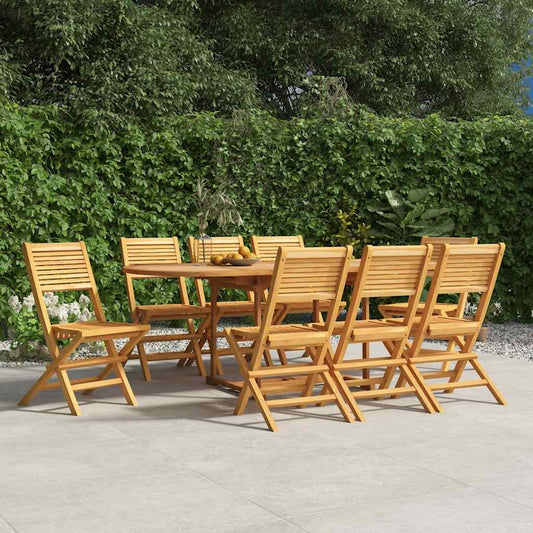 Sedie Pieghevoli 8pz 47x62x90cm Legno Massello Teak | homemem39
