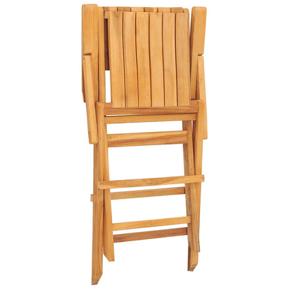 Sedie da Giardino Pieghevoli 8pz 55x62x90cm Legno Massello Teak - homemem39