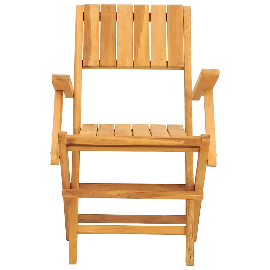 Sedie da Giardino Pieghevoli 8pz 55x62x90cm Legno Massello Teak - homemem39