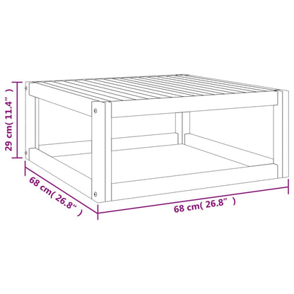 Set Salotto da Giardino 5pz con Cuscini Tortora Legno Massello | homemem39