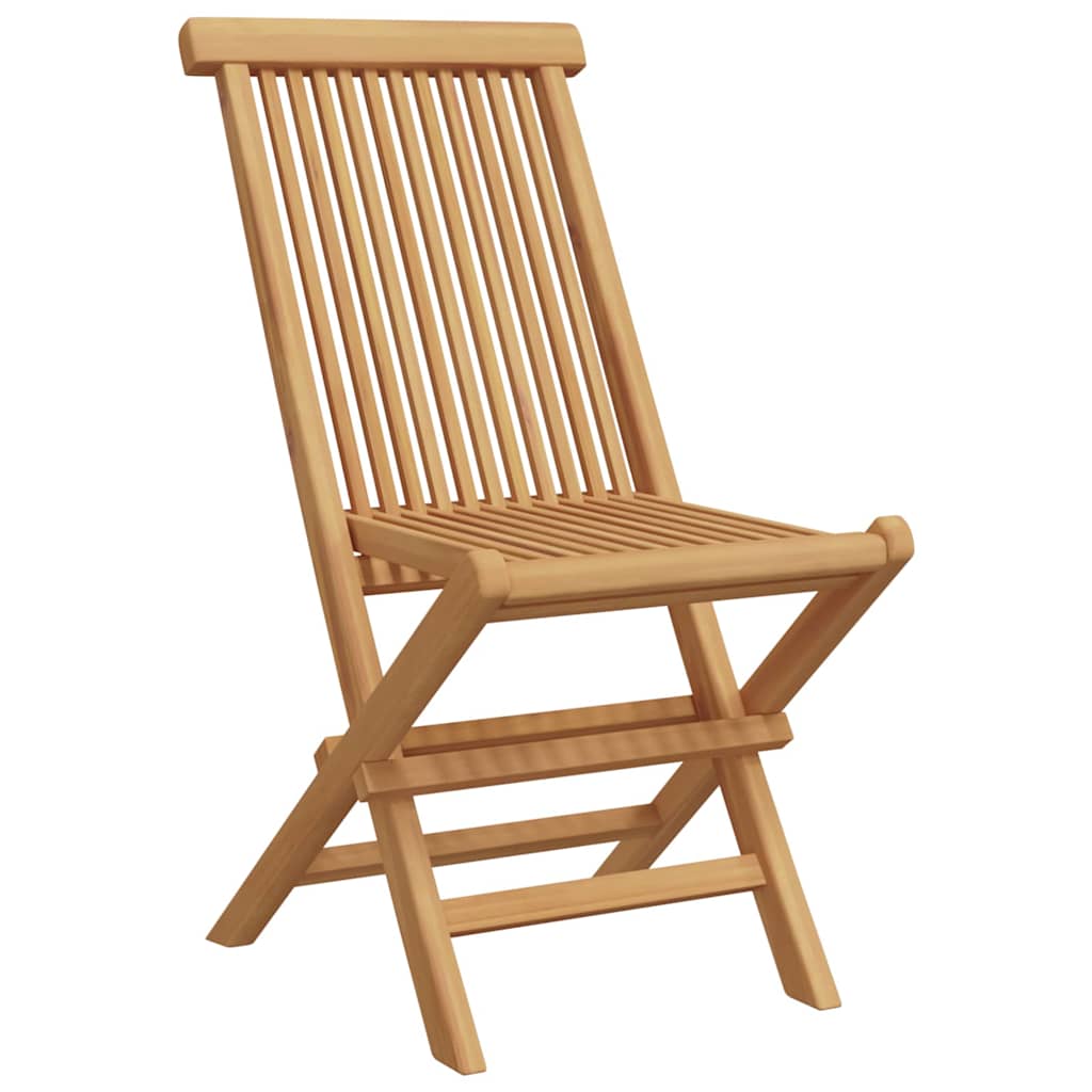 Set da Pranzo per Giardino 7 pcs Marrone Legno massello di teak