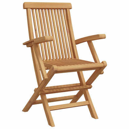 Set da Pranzo per Giardino 7 pcs Marrone Legno massello di teak