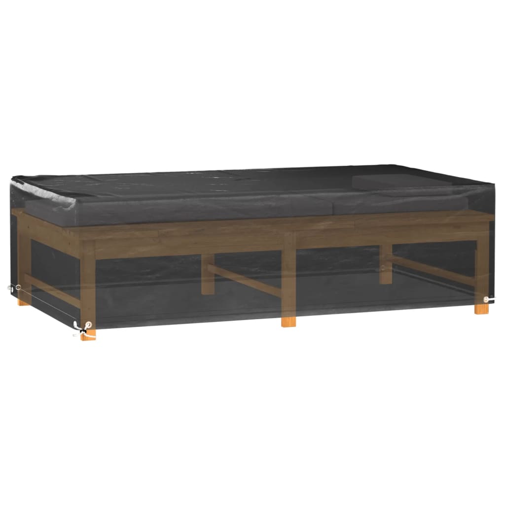 Coperture Mobili Giardino 2pz 8Occhielli 125x70x35 Rettangolari | homemem39
