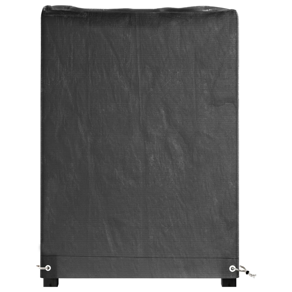 Coperture Mobili Giardino 2pz 8Occhielli 125x55x75 Rettangolari | homemem39