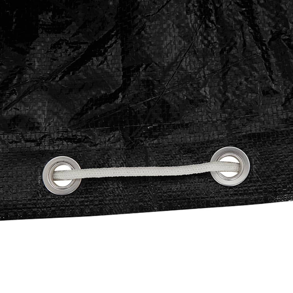 Coperture Mobili Giardino 2pz 8 Occhielli 125x125x75cm Quadrate | homemem39