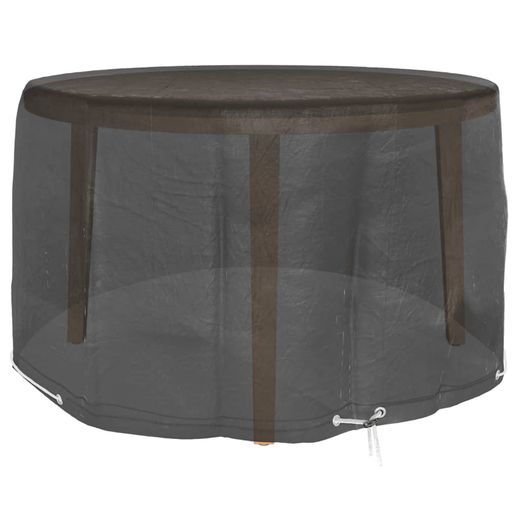 Coperture Mobili da Giardino 2pz 6 Occhielli Ø125x75 cm Rotonde | homemem39