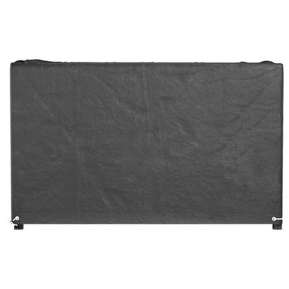 Copri Mobili Giardino 2pz 8 Occhielli 170x94x70 cm Rettangolare