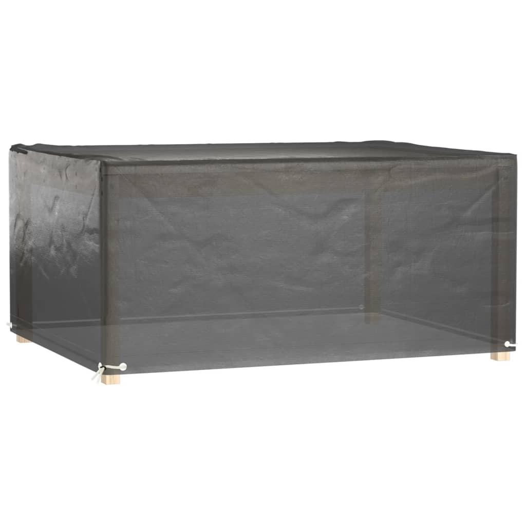 Copri Mobili Giardino 2pz 8 Occhielli 180x135x80cm Rettangolare | homemem39