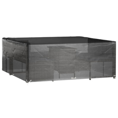 Copri Mobili da Giardino 2pz 16 Occhielli 250x250x90cm Quadrato | homemem39
