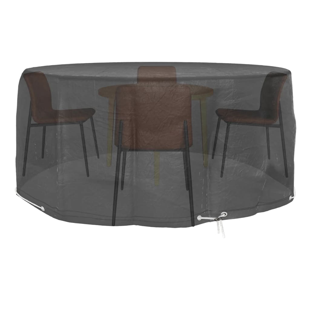 Coperture Mobili da Giardino 2pz 10 Occhielli Ø260x90cm Rotonde
