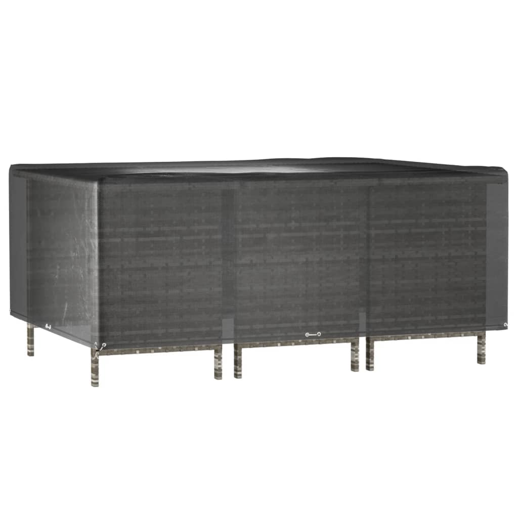 Copri Mobili Giardino 2pz 12Occhielli 270x180x90cm Rettangolare