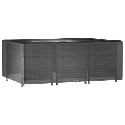 Copri Mobili Giardino 2pz 16 Occhielli 278x204x105 Rettangolare - homemem39