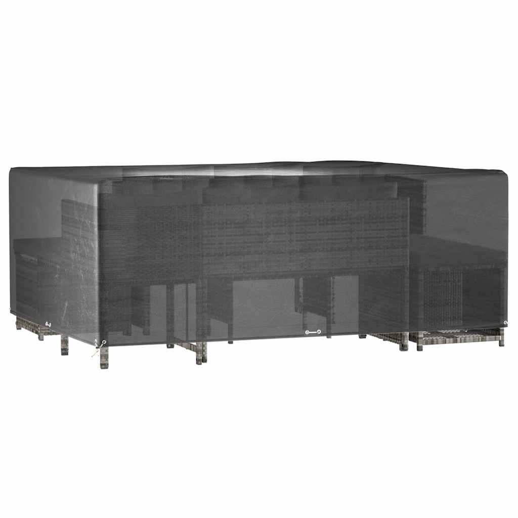 Copri Mobili Giardino 2pz 16 Occhielli 300x250x90cm Rettangolo