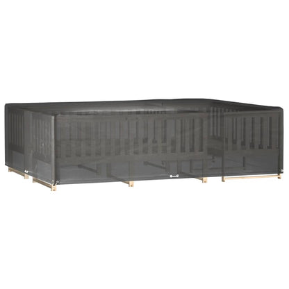 Copri Mobili Giardino 2pz 16 Occhielli 300x200x75cm Rettangolo - homemem39