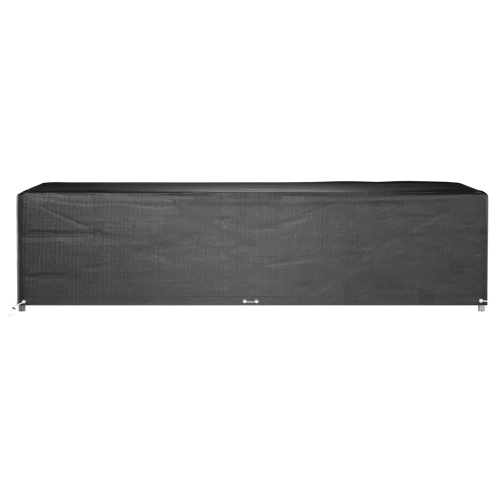 Copri Mobili Giardino 2pz 12 Occhielli 315x160x75cm Rettangolo | homemem39