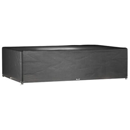 Copri Mobili Giardino 2pz 16 Occhielli 325x205x90cm Rettangolo | homemem39