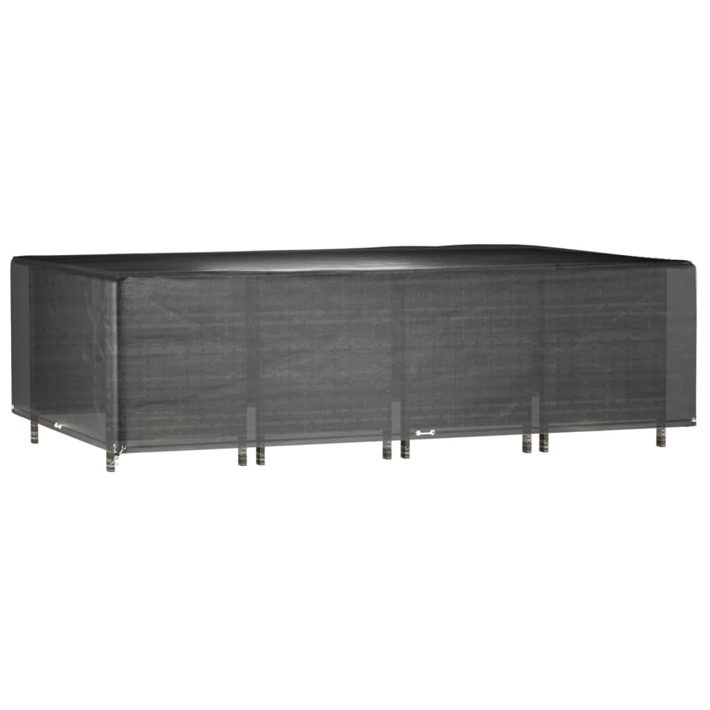 Copri Mobili Giardino 2pz 16 Occhielli 325x205x90cm Rettangolo | homemem39