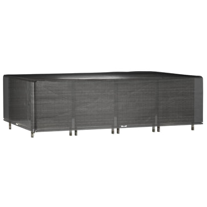 Copri Mobili Giardino 2pz 16 Occhielli 325x205x90cm Rettangolo | homemem39