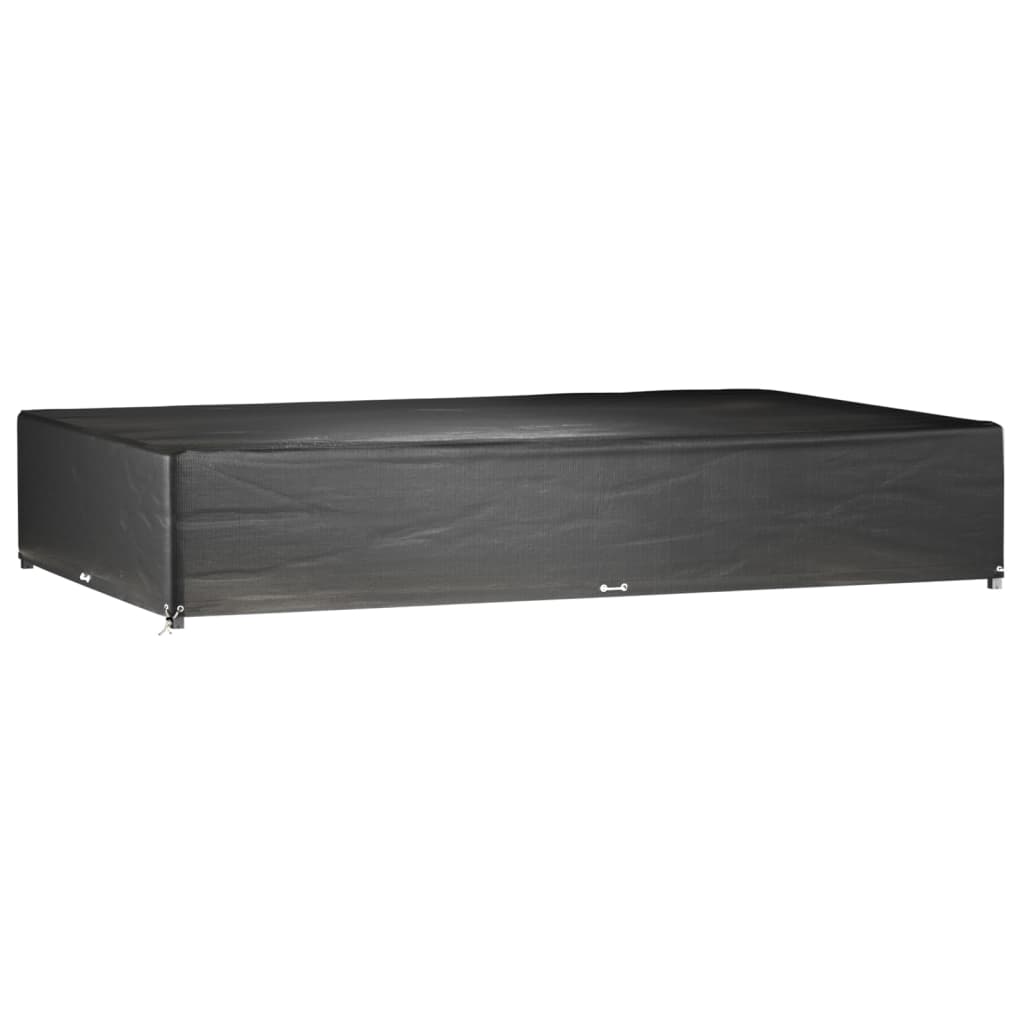 Copri Mobili Giardino 2pz 16 Occhielli 325x205x60cm Rettangolo - homemem39
