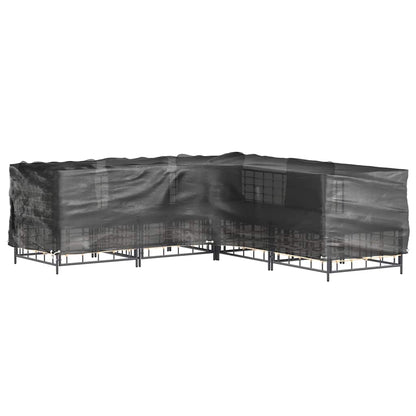 Coperture Mobili da Giardino a L 2pz 12 Occhielli 185x185x90cm | homemem39
