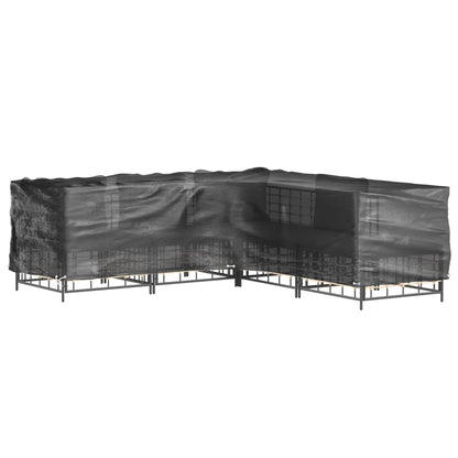Coperture Mobili da Giardino a L 2pz 16 Occhielli 250x250x70cm